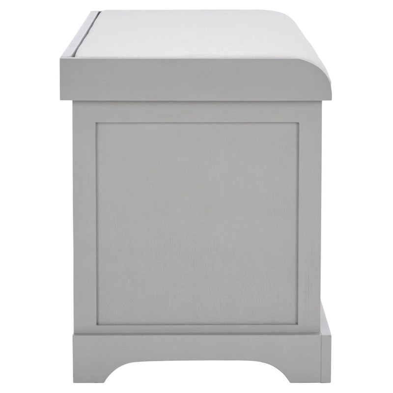 Banc de rangement tissé marron Euphemia - 34Lx16Px20H