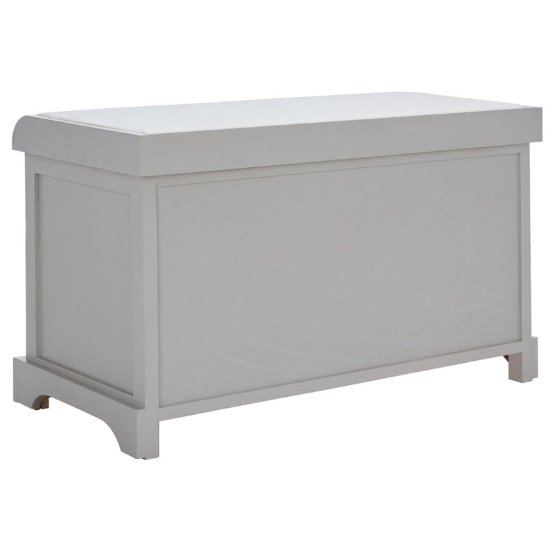 Banc de rangement tissé marron Euphemia - 34Lx16Px20H
