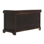 Banc de rangement tissé marron Euphemia - 34Lx16Px20H