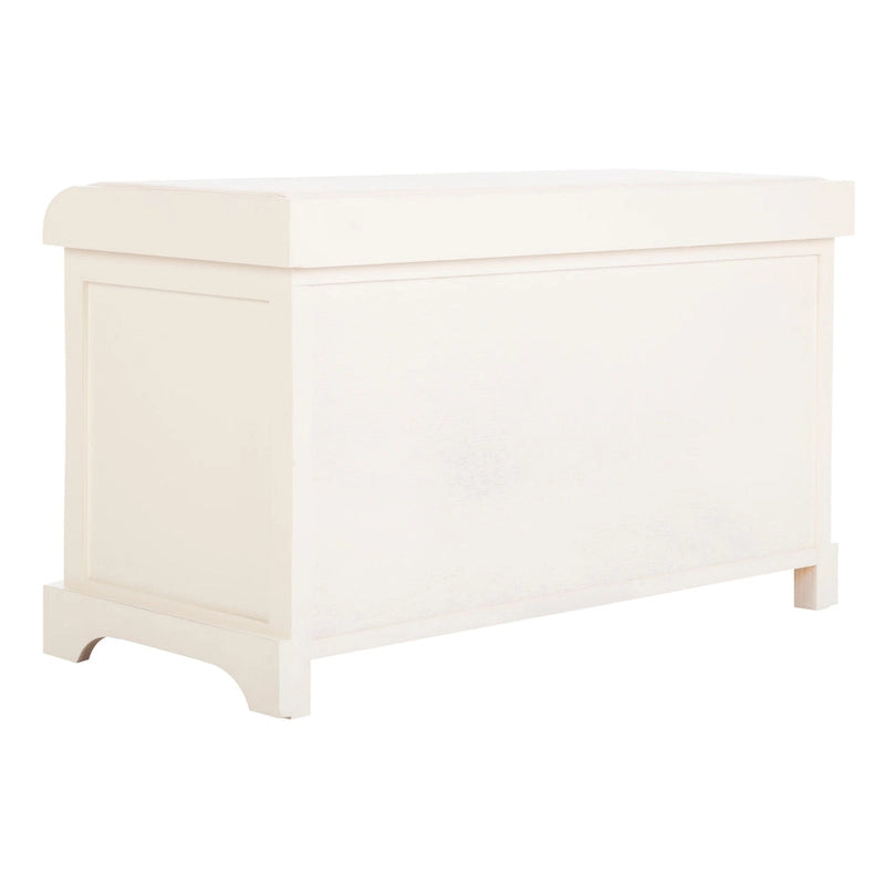 Banc de rangement tissé marron Euphemia - 34Lx16Px20H