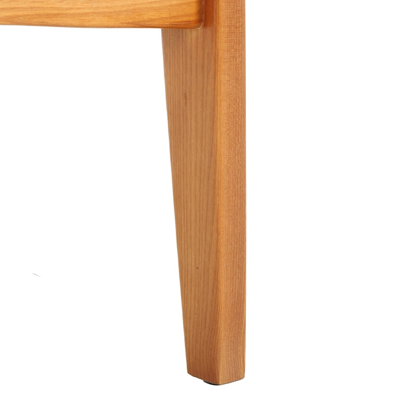 Fauteuil d'appoint Donie en bois massif avec coussin (entièrement assemblé) – 71 cm (L) x 84 cm (P) x 86 cm (H)