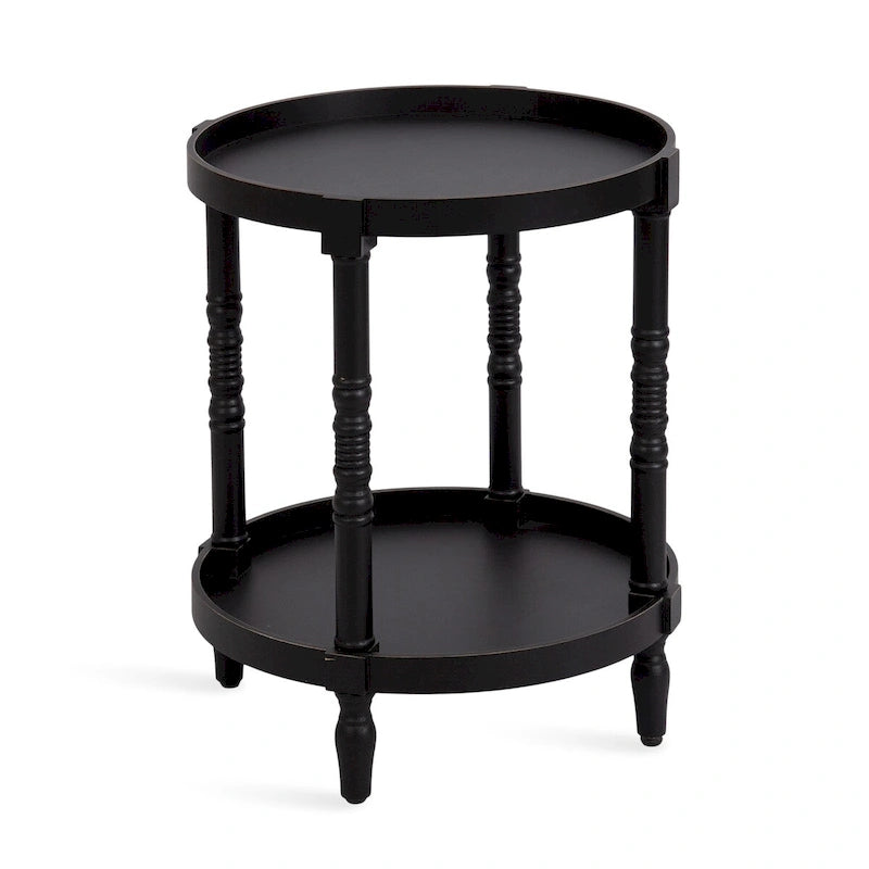 Table d'appoint ronde en bois Bellport