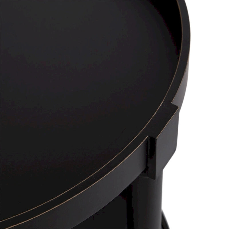 Table d'appoint ronde en bois Bellport