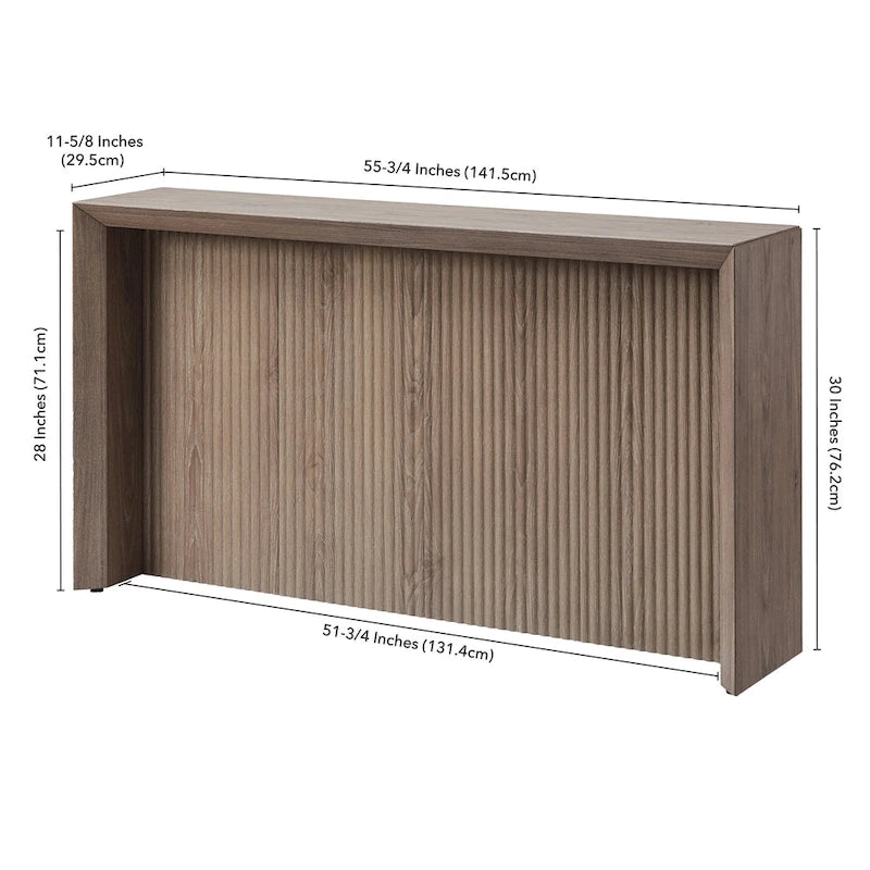 Console rectangulaire large Piedmont 56 - 55,75 de large