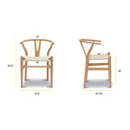 Chaises Weave – Structure en bois massif