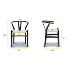 Chaises Weave – Structure en bois massif