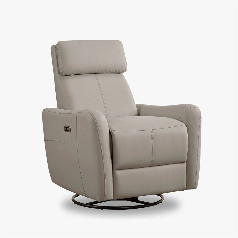Fauteuil d'allaitement inclinable, pivotant et berçant à commande électrique
