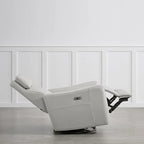 Fauteuil d'allaitement inclinable, pivotant et berçant à commande électrique
