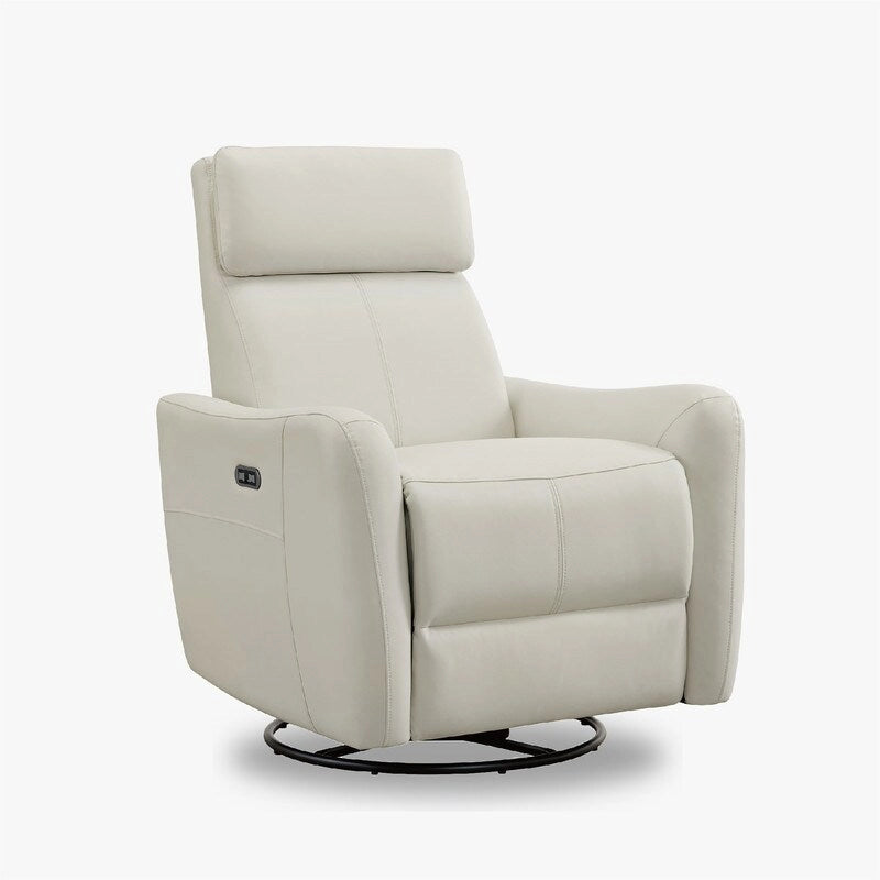 Fauteuil d'allaitement inclinable, pivotant et berçant à commande électrique