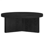 Table basse ronde large Holm de 36 po – 36 po de large