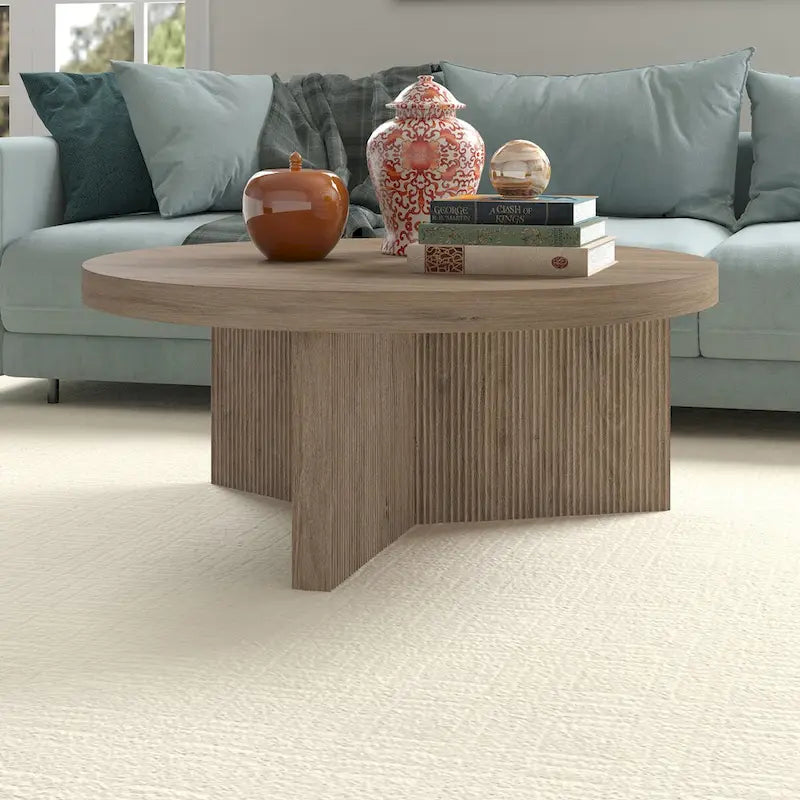 Table basse ronde large Holm de 36 po – 36 po de large