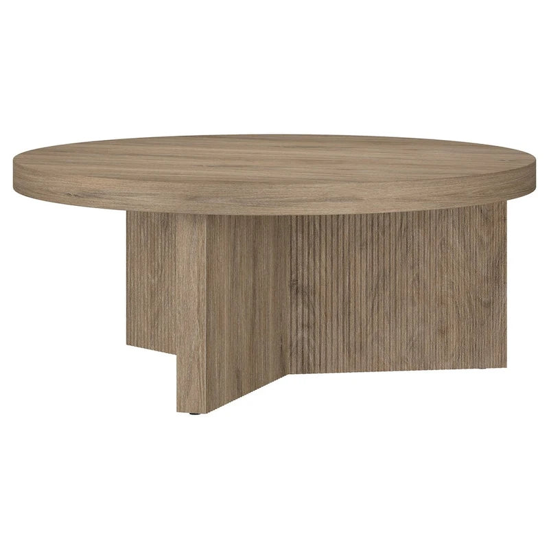 Table basse ronde large Holm de 36 po – 36 po de large