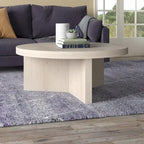 Table basse ronde large Holm de 36 po – 36 po de large